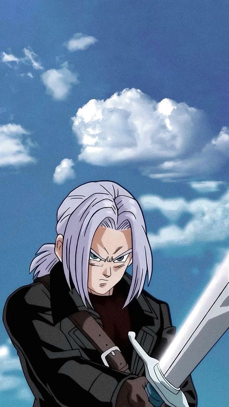 Ruben From The Ocean visual — silver hair, sky